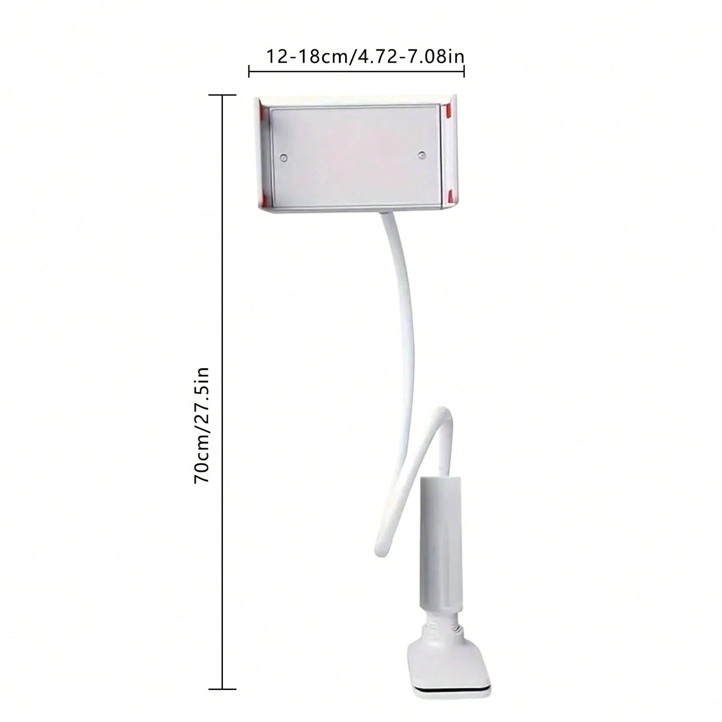 Adjustable Gooseneck Phone Mount Spiral Tablet Stand 360 Degree Adjustable Phone Holder Lazy Bedside Support Valentine's Day Gift