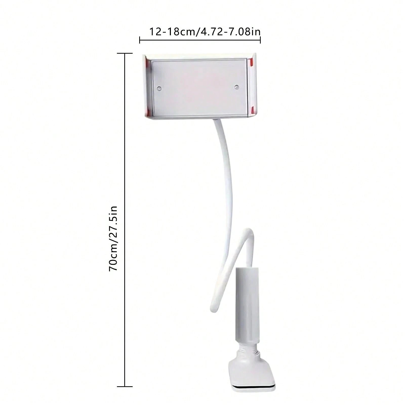 Adjustable Gooseneck Phone Mount Spiral Tablet Stand 360 Degree Adjustable Phone Holder Lazy Bedside Support Valentine's Day Gift