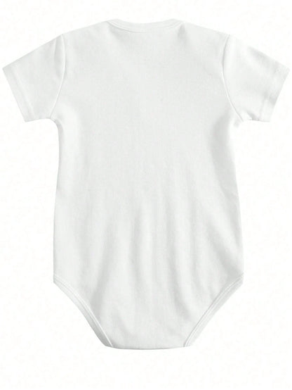 Adorable Cute Baby Infant Toddler Girls My Siblings Have Whiskers Cat Ears Face Outline Graphic Print Short Sleeve Crew Neck Bodysuit Top