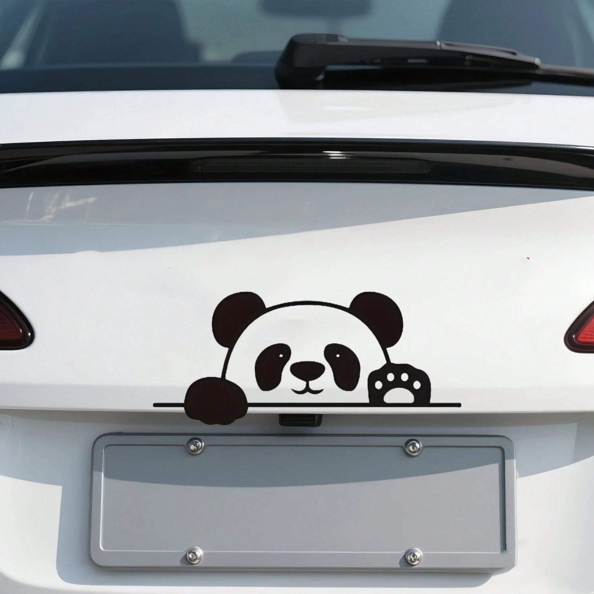 Adorable Panda Waterproof Vinyl Sticker For Decorating Laptops, Phones, Helmets, Cars, Windows, Bumpers, Cups, Doors, And Walls