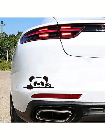Adorable Panda Waterproof Vinyl Sticker For Decorating Laptops, Phones, Helmets, Cars, Windows, Bumpers, Cups, Doors, And Walls