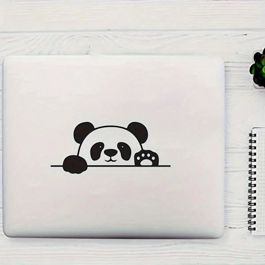 Adorable Panda Waterproof Vinyl Sticker For Decorating Laptops, Phones, Helmets, Cars, Windows, Bumpers, Cups, Doors, And Walls