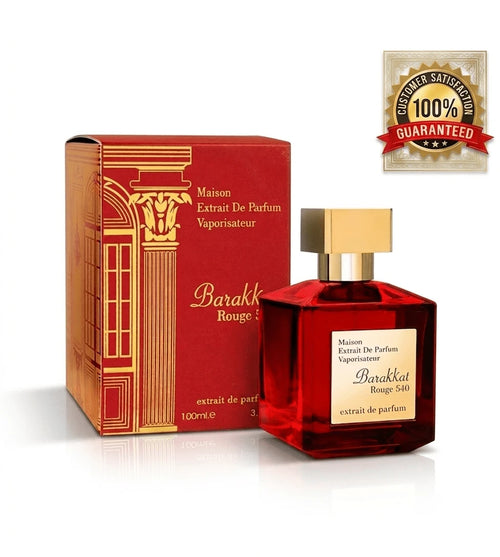 Alhambra Barakkat Rouge 540 By Fragrance World- Extrait De Parfum For Men & Women (100ml/ 3.4 FL OZ)