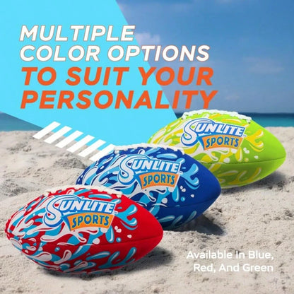 All Ages Outdoor Group Game Toy, Waterproof Floating Soft Soccer Ball, Wear Resistant Dual-Use Play Ball Suitable For Lawn, Beach, Lake & Pool, Portable Land Water Sports Ball For Family Backyard Park