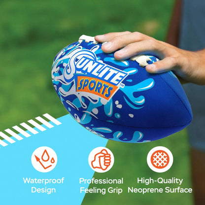 All Ages Outdoor Group Game Toy, Waterproof Floating Soft Soccer Ball, Wear Resistant Dual-Use Play Ball Suitable For Lawn, Beach, Lake & Pool, Portable Land Water Sports Ball For Family Backyard Park