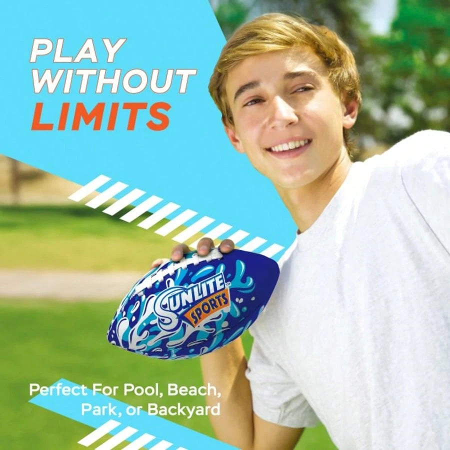 All Ages Outdoor Group Game Toy, Waterproof Floating Soft Soccer Ball, Wear Resistant Dual-Use Play Ball Suitable For Lawn, Beach, Lake & Pool, Portable Land Water Sports Ball For Family Backyard Park