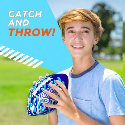 All Ages Outdoor Group Game Toy, Waterproof Floating Soft Soccer Ball, Wear Resistant Dual-Use Play Ball Suitable For Lawn, Beach, Lake & Pool, Portable Land Water Sports Ball For Family Backyard Park