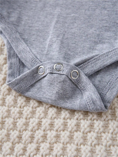 AYJK7 Connect To God The Password Is Prayer Print Funny Newborn Clothes 100% Cotton Triangle Jumpsuit, Casual Comfortable Short Sleeve Baby Romper