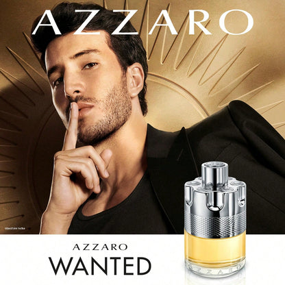 Azzaro Wanted Eau De Toilette- Vibrant & Irresistible Mens Cologne-100ml/ 3.4 Fl Oz- Woody, Citrus & Spicy Fragrance- Fresh Notes Of Cardamom, Lemon, Vetiver- Everyday Wear- Luxury Perfumes For