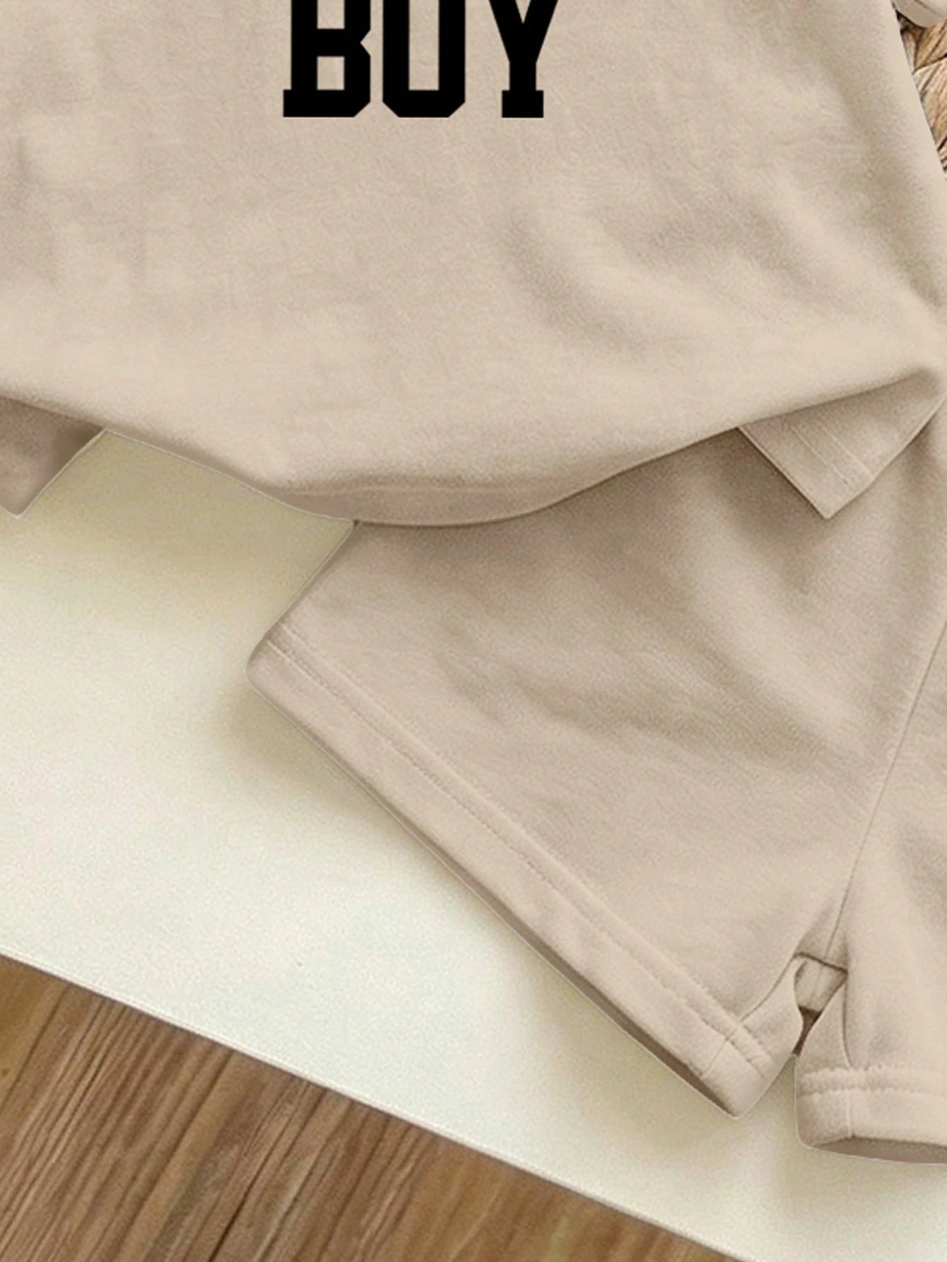 Baby Boy 2-Piece Set:Mama's Boy English Letter Round Neck Short Sleeve T-Shirt And Shorts,Silver,Summer,Casual,Beach,Y2K Street Fashion Sports Style