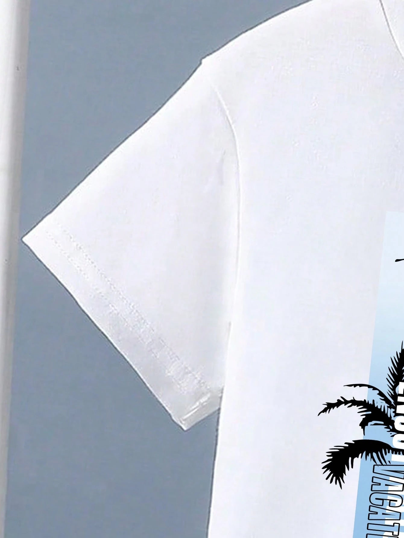 Baby Boy Coconut Tree Print Round Neck Short Sleeve T-Shirt And Shorts Casual Daily Outfit