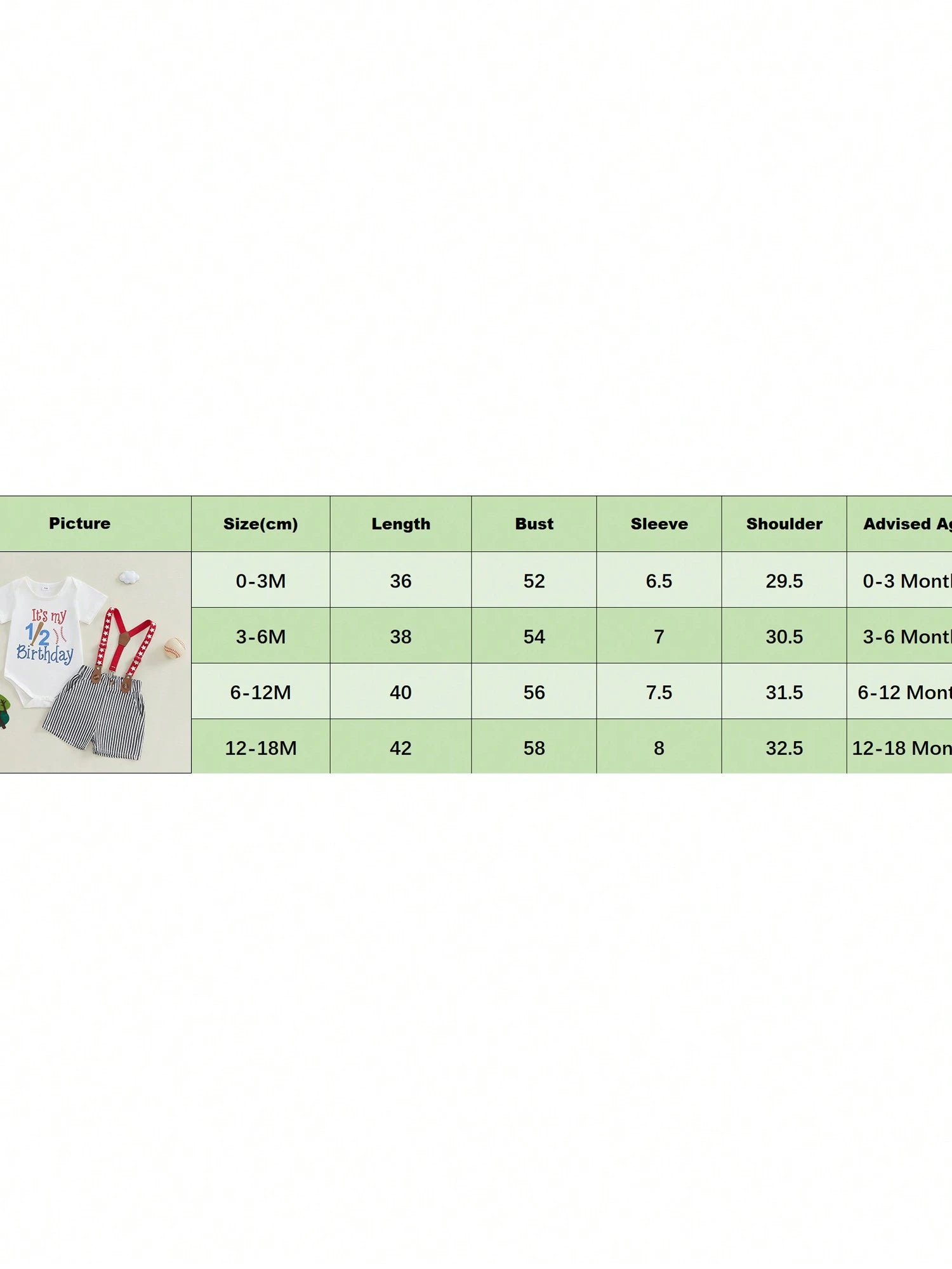 Baby Boys Baseball Half Birthday Outfits Letter Print Long Sleeve Romper Striped Suspender Shorts Gentleman Outfits