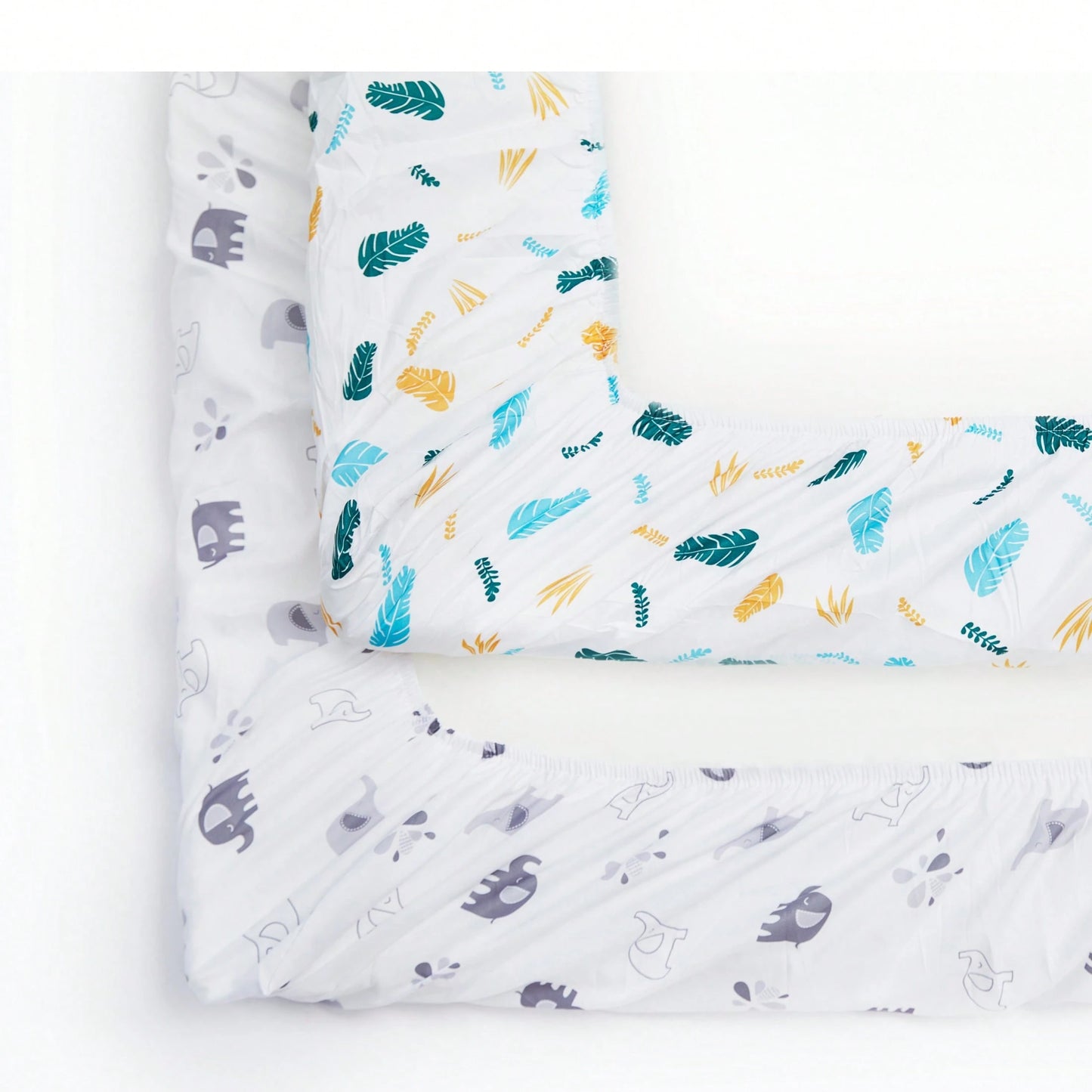 Baby Crib Fitted Sheet With Cute Animal Prints, Soft And Snug, 4 Pack Sheets Fit For Standard Crib Mattress 28x52in