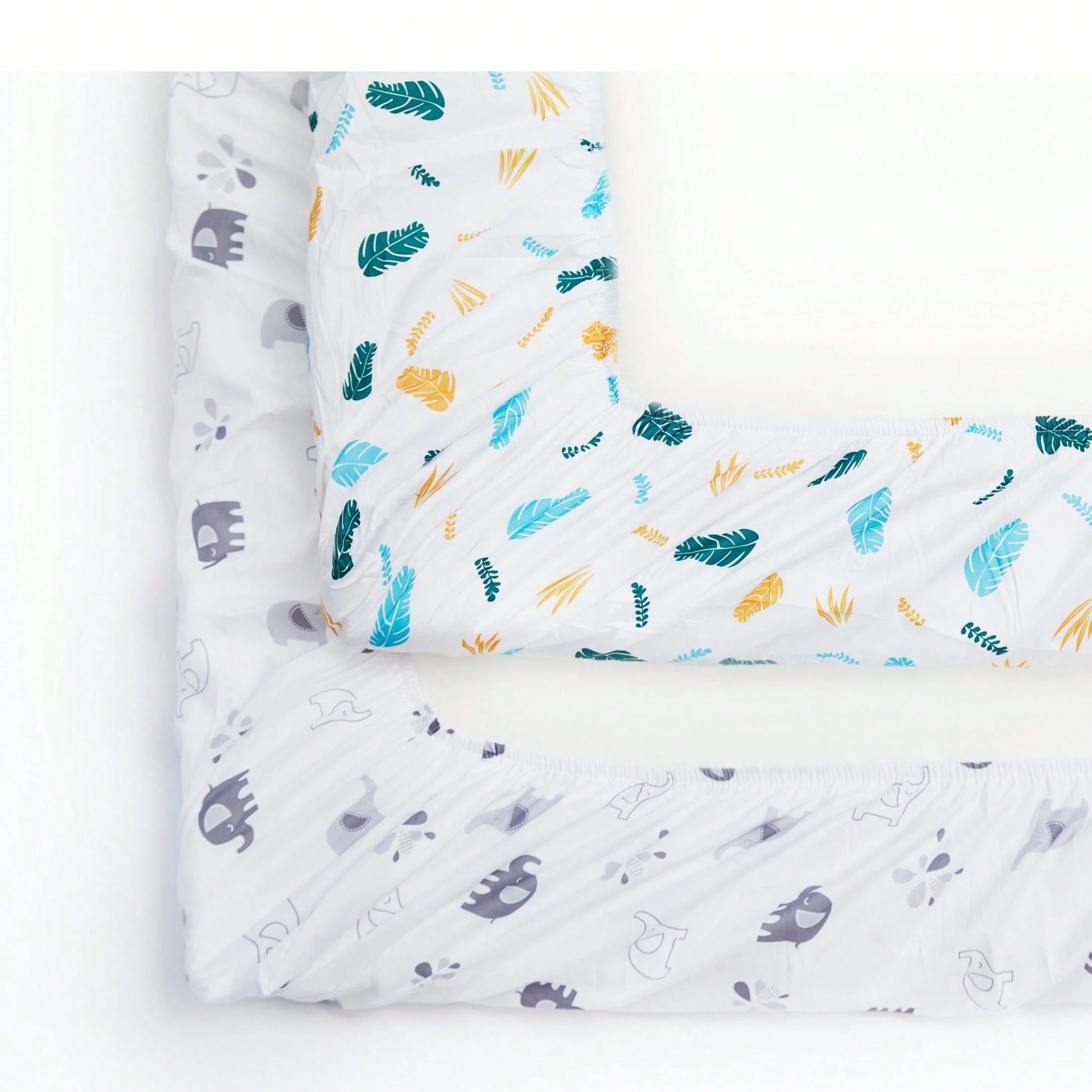 Baby Crib Fitted Sheet With Cute Animal Prints, Soft And Snug, 4 Pack Sheets Fit For Standard Crib Mattress 28x52in