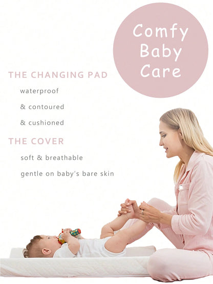 Baby Diaper Changing Table Pad Includes Waterproof Changing Cover Liner And Fastening Strap Changing Mat For Dresser Baby Changing Station Standard Size (16" X 31")