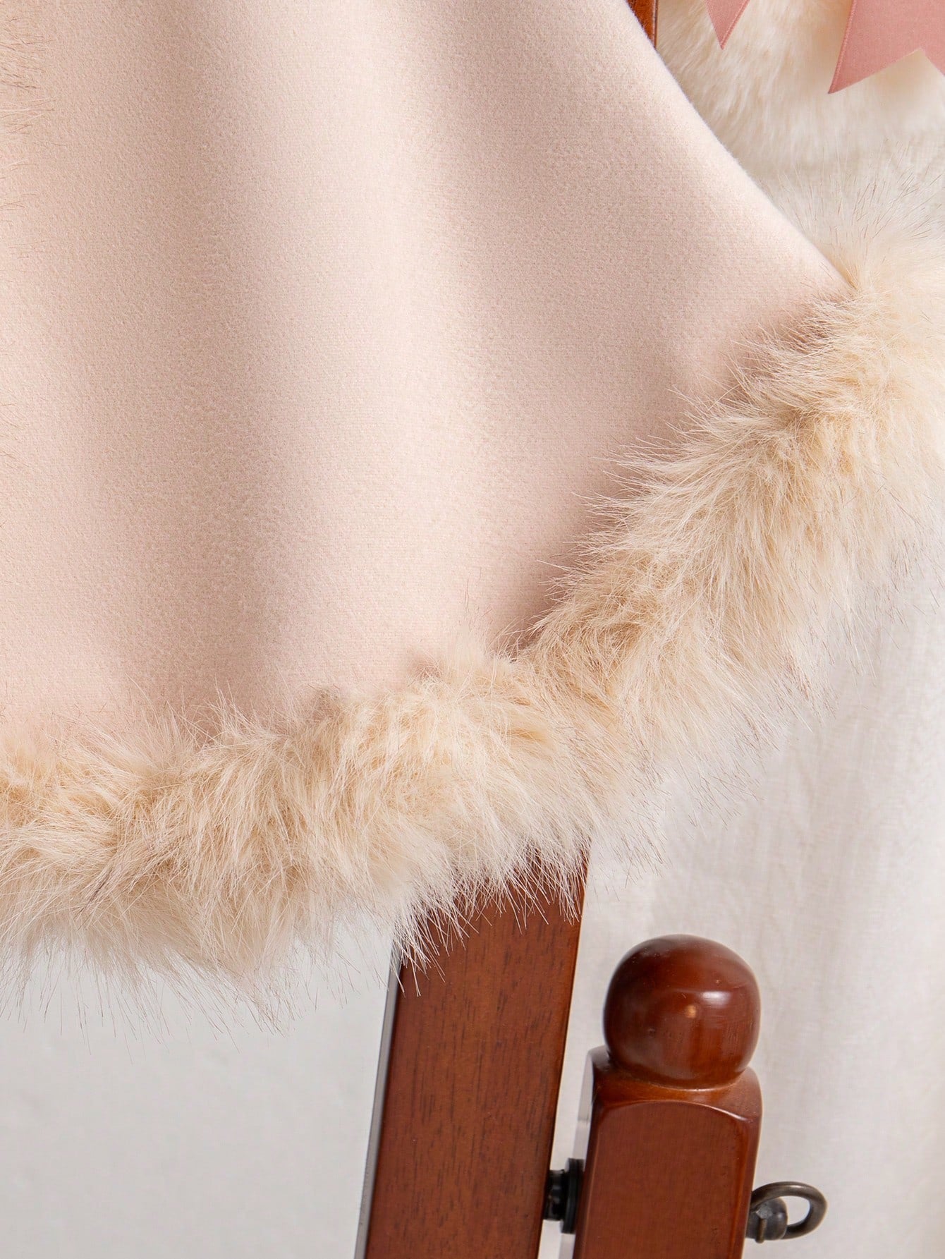 Baby Girls Fluffy Hooded Coat