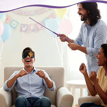 Baby Shower Party Game Set, Pacifier Fishing & Blindfolded Feeding Games, Suitable For Gender Reveal, Bridal Shower, Wedding Party Games