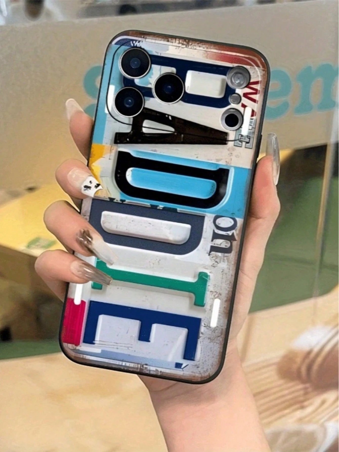 BADDIE Pattern TPU Shockproof Soft Case With License Plate Design. Suitable For IPhone 17, 17 Air, 17 Pro, 17 Pro Max, 16, 15, 14, 13, 12, 11, Pro Max, X, XS, Plus, Mini, 16E/SE4, And Also Galaxy A14