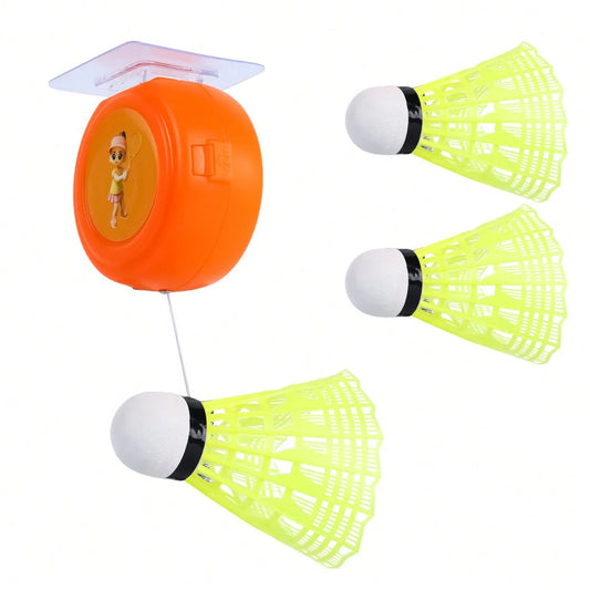 Badminton Training Tool, Badminton Self Training Tool, Self-Study Stretch Badmintoninton Rebound Device For Indoor & Outdoor