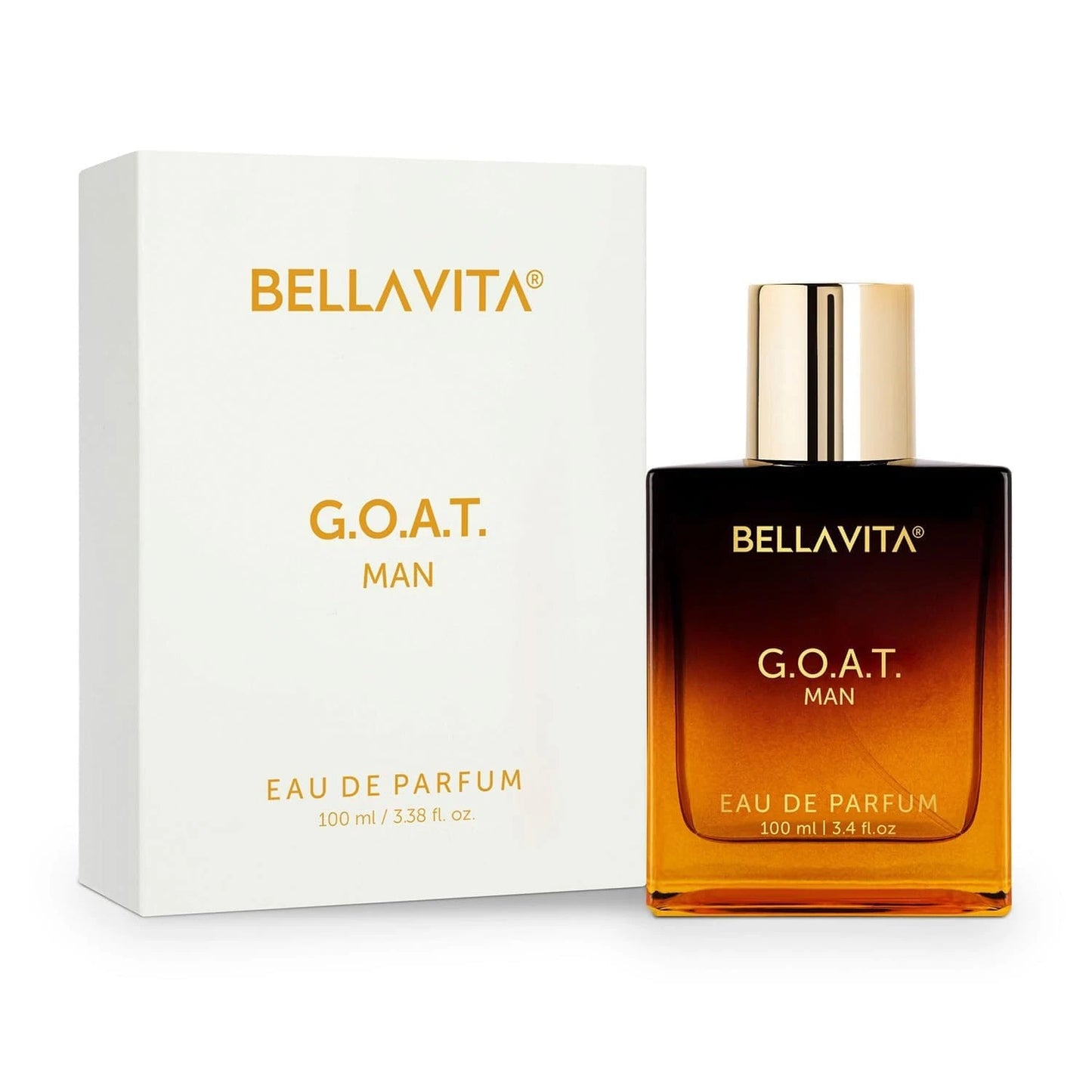 Bella Vita Luxury Bellavita Luxury G.O.A.T. Eau De Parfum| 100 Ml| Perfume For Men| Men's Eau De Toilette Is Thick And Warm, With Ebony And Sandalwood As The Base, Leaving A Long And Mellow Fragran