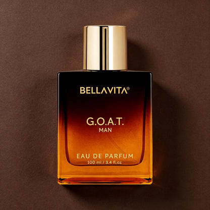 Bella Vita Luxury Bellavita Luxury G.O.A.T. Eau De Parfum| 100 Ml| Perfume For Men| Men's Eau De Toilette Is Thick And Warm, With Ebony And Sandalwood As The Base, Leaving A Long And Mellow Fragran