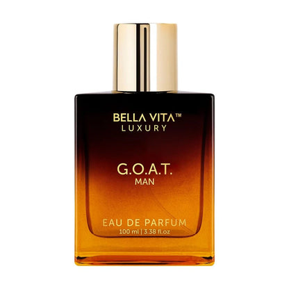 Bella Vita Luxury Bellavita Luxury G.O.A.T. Eau De Parfum| 100 Ml| Perfume For Men| Men's Eau De Toilette Is Thick And Warm, With Ebony And Sandalwood As The Base, Leaving A Long And Mellow Fragran