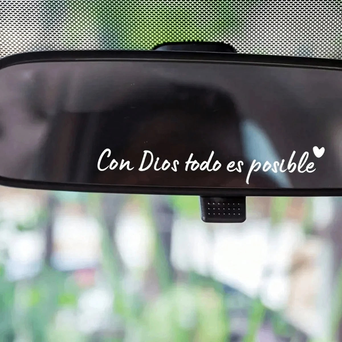 Bible Church Mirror Sticker- Trust In God, Faith Hope And Love, Self-Adhesive Glossy Finish, Teacher Religious Gift, "Trust In God" With Heart Pattern- Christian Church Decor, Suitable For Church, H