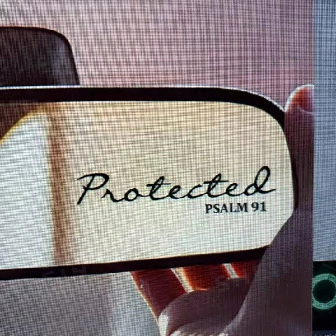 Bible Mirror Stickers Christian Jesus Car Decorative Stickers, Waterproof Vinyl Stickers For Hard Hats, Laptops, Water Bottles, Phone Cases, And Cars