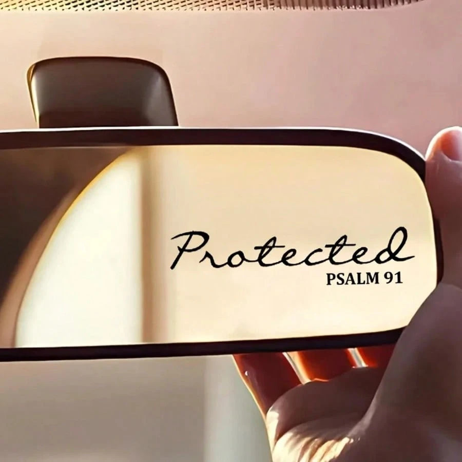 Bible Mirror Stickers Christian Jesus Car Decorative Stickers, Waterproof Vinyl Stickers For Hard Hats, Laptops, Water Bottles, Phone Cases, And Cars