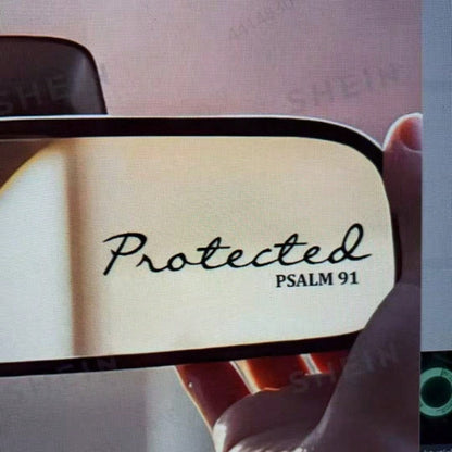 Bible Mirror Stickers Christian Jesus Car Decorative Stickers, Waterproof Vinyl Stickers For Hard Hats, Laptops, Water Bottles, Phone Cases, And Cars