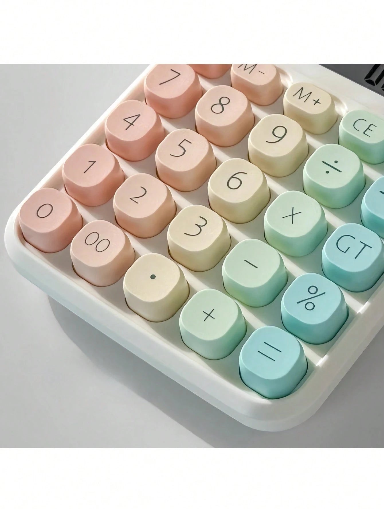 Big Screen Keys Computer Financial Accounting Multi-Color Gradient Calculator Special For Students Back To School Gift