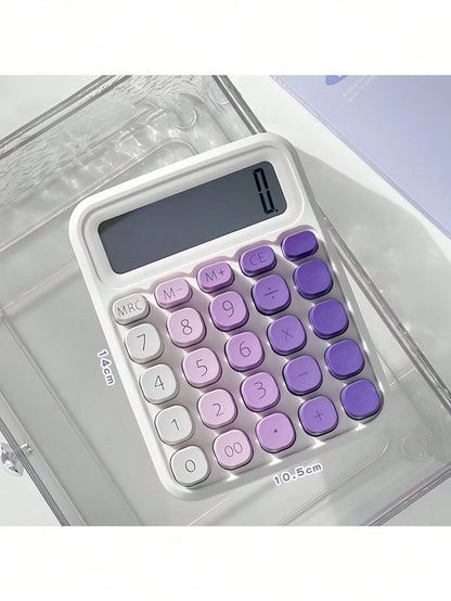 Big Screen Keys Computer Financial Accounting Multi-Color Gradient Calculator Special For Students Back To School Gift