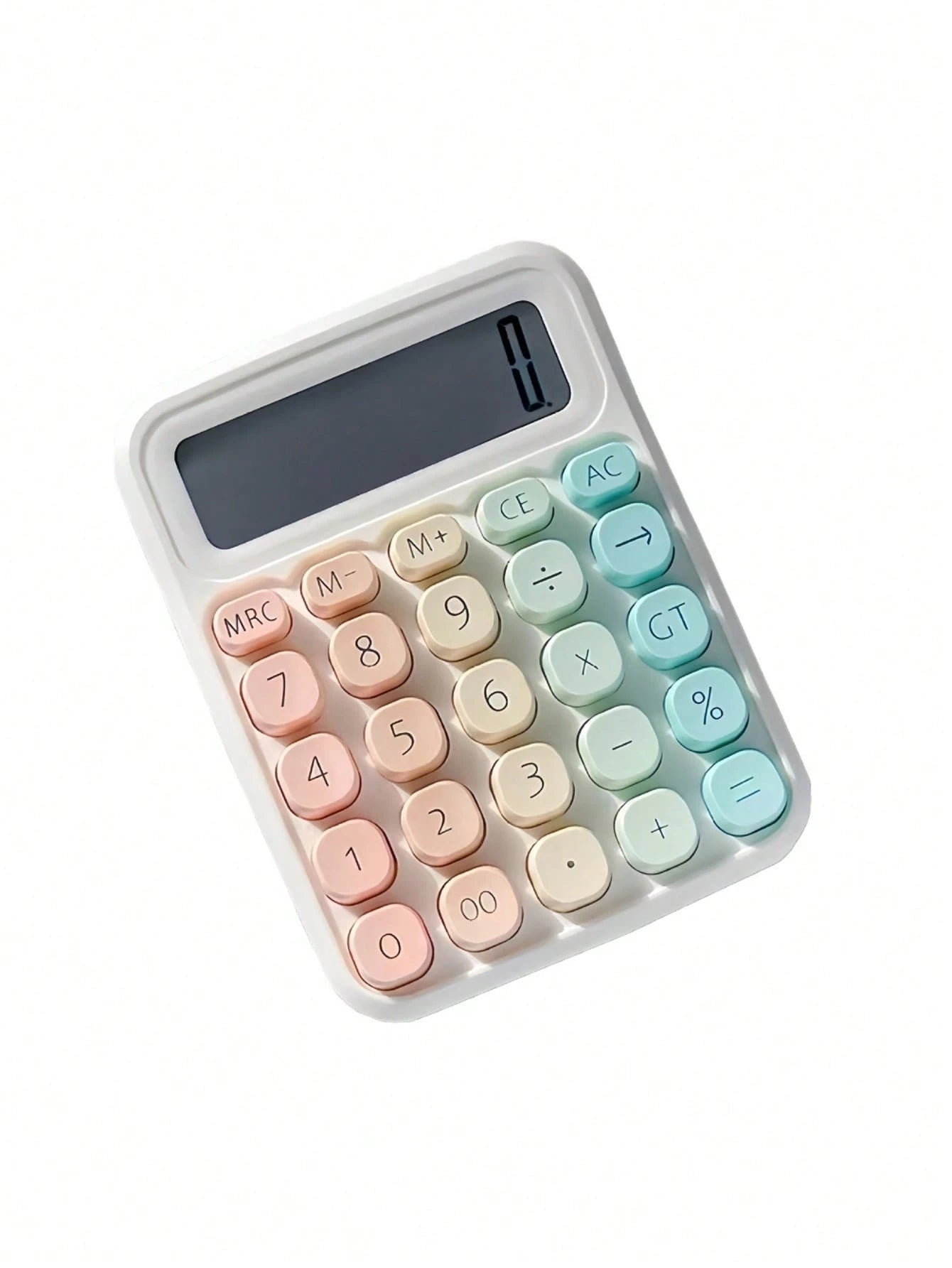 Big Screen Keys Computer Financial Accounting Multi-Color Gradient Calculator Special For Students Back To School Gift