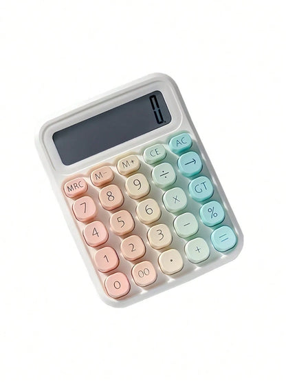 Big Screen Keys Computer Financial Accounting Multi-Color Gradient Calculator Special For Students Back To School Gift