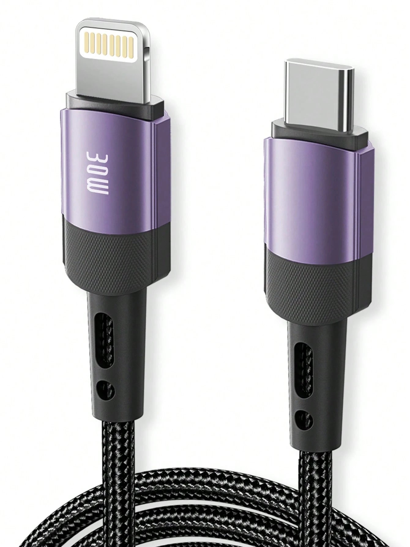 BinBoom 30W Compatible Apple Charging Cable [MFi Certified] Lightning Data Cable [Fast Charging & High Speed] USB-C Charging Cable, Compatible With Apple 14/13/12/11 Pro/XS MAX/XR/XS/X/8/7/Plus/6S/6/S