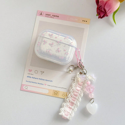Blue/Pink Floral/Purple Protective Case For AirPods 4, Apple 3rd Gen Bluetooth For AirPods Pro 3 Earphone Shell, Ideal Gift