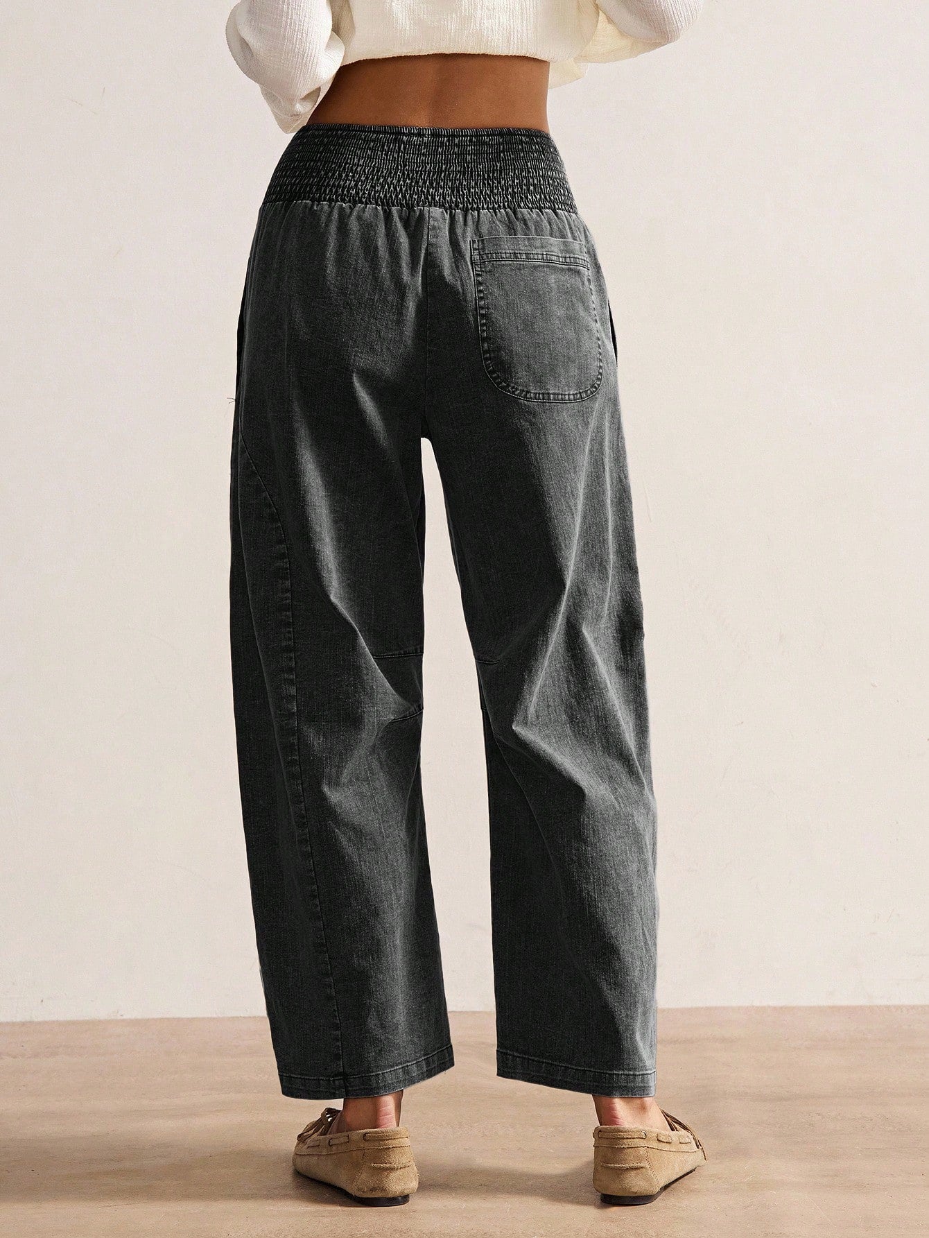 Bohemela Summer Vacation Women's Casual Vintage Woven Long Pants, Daily Wear, Country Concert