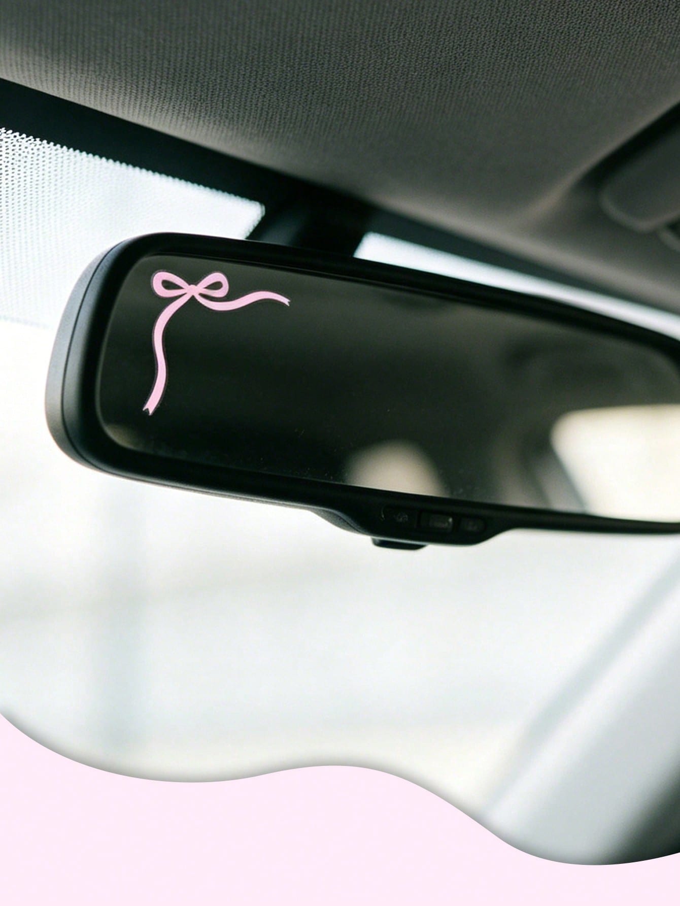 Bow Ribbon Vinyl Stickers, Suitable For Cars, Laptops, Water Bottles, Etc., Car Accessories Stickers