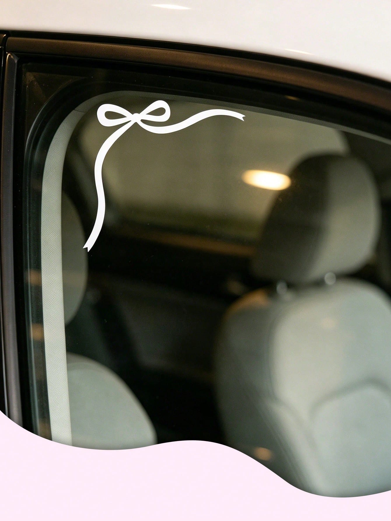 Bow Ribbon Vinyl Stickers, Suitable For Cars, Laptops, Water Bottles, Etc., Car Accessories Stickers