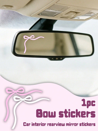 Bow Ribbon Vinyl Stickers, Suitable For Cars, Laptops, Water Bottles, Etc., Car Accessories Stickers