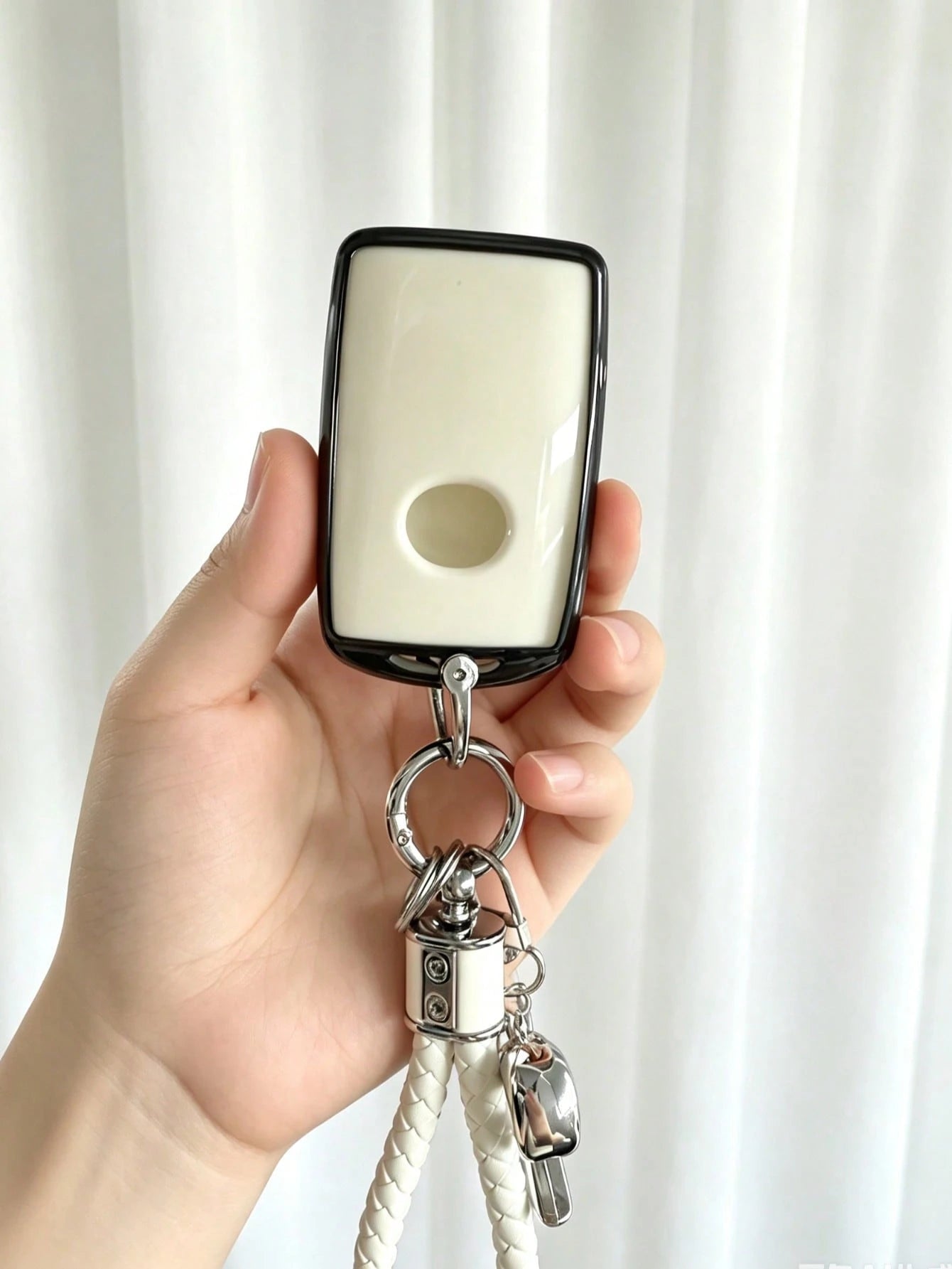 Bowknot Keychain + Key Pouch Set Suitable For Car Key Cover CX-30 CX-50 Axela 3 Atenza 6 Ruiyi 7 CX-9 Soft Protective Case