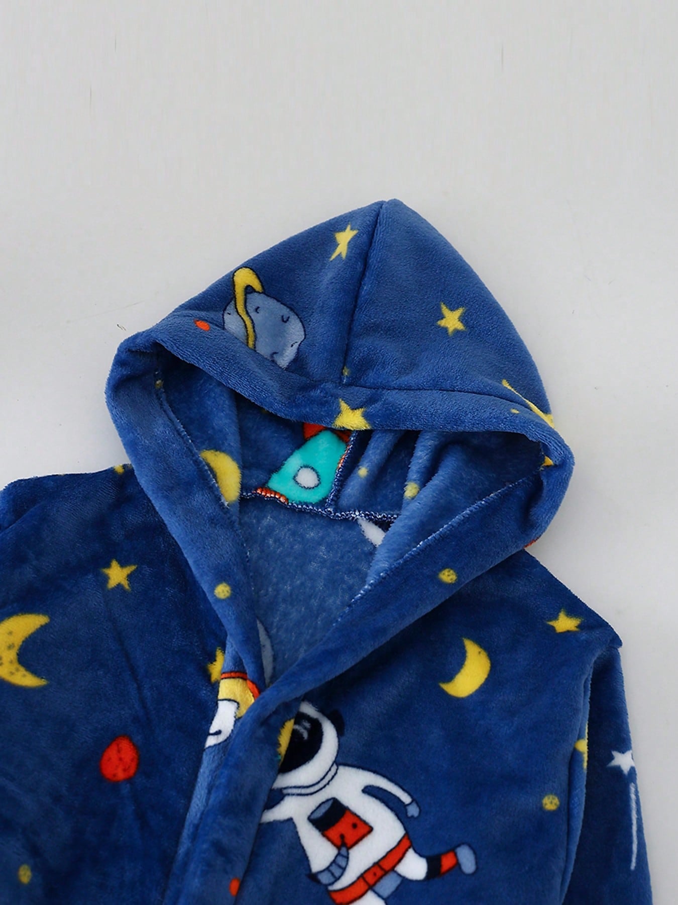 Boys Girls Bathrobes,Children's Flannel Hooded Pajamas Sleepwear For Kids ﻿