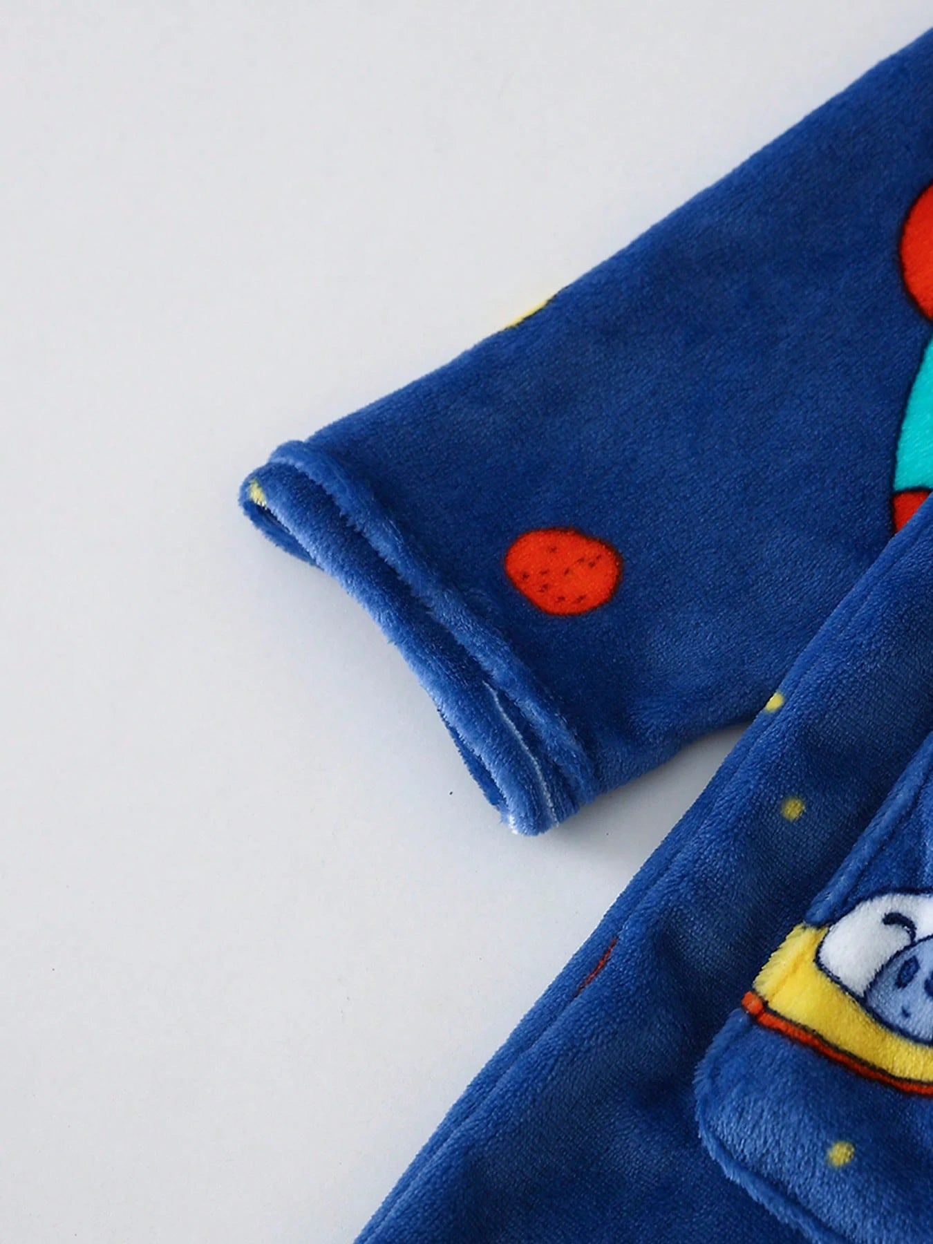 Boys Girls Bathrobes,Children's Flannel Hooded Pajamas Sleepwear For Kids ﻿