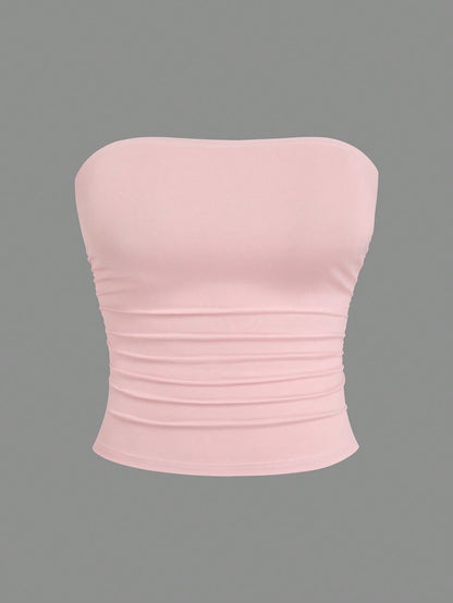 Calvaya Plus Size Casual Versatile Multipurpose Tube Top