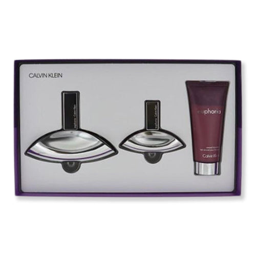 Calvin Klein Euphoria 3 Piece Gift Set For Women