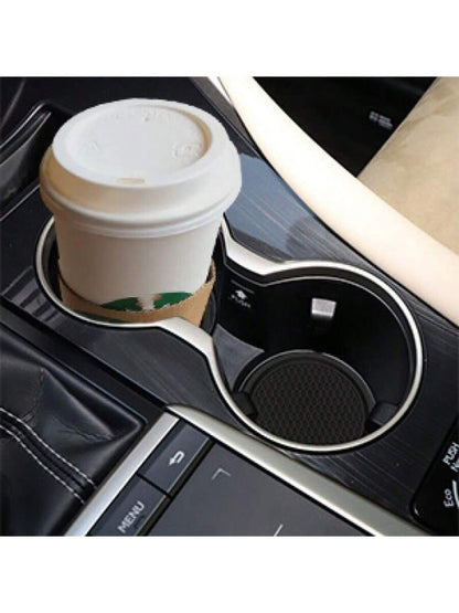 Car Anti-Skid Mat, Honeycomb Water Cup Mat, Car Cup Holder, Embedded Jewelry Silicone Cup Mat, Car Interior Accessory Mat