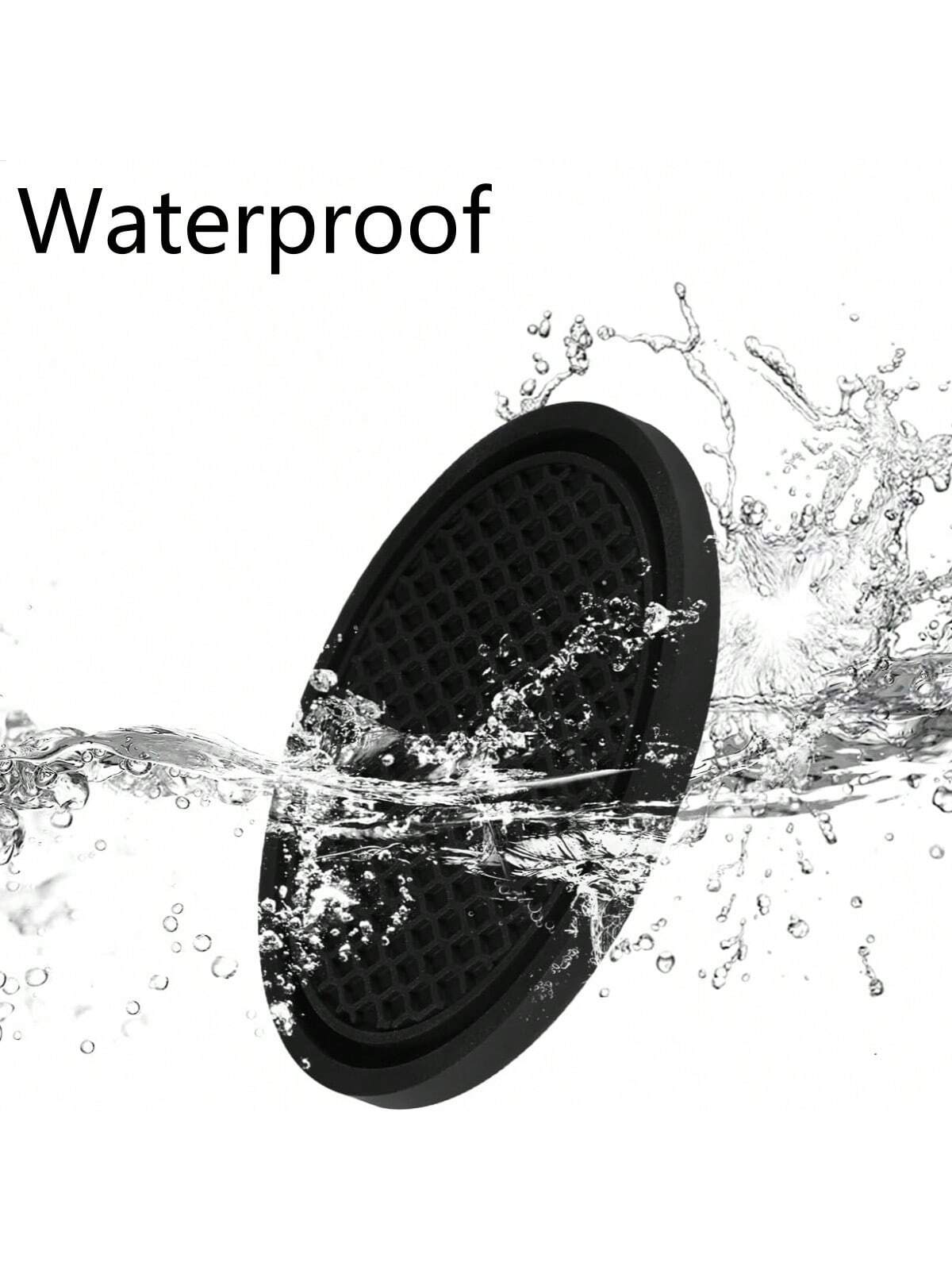 Car Anti-Skid Mat, Honeycomb Water Cup Mat, Car Cup Holder, Embedded Jewelry Silicone Cup Mat, Car Interior Accessory Mat