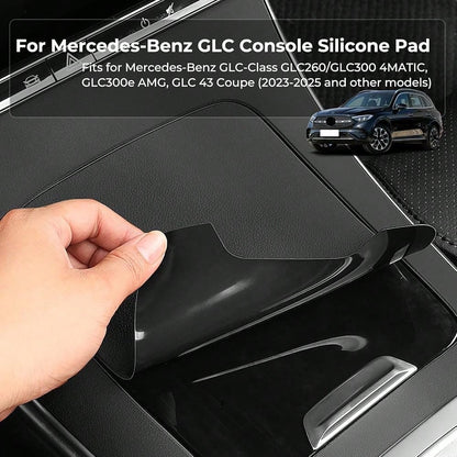 Car Center Console Gear Shift Panel Sticker For| For GLC300 GLC300e GLC260 GLC43 X254 AMG 2023-2025 Interior Accessories