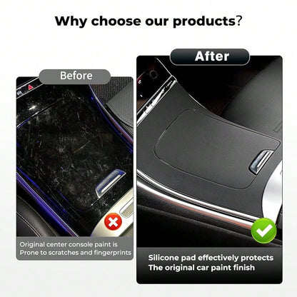 Car Center Console Gear Shift Panel Sticker For| For GLC300 GLC300e GLC260 GLC43 X254 AMG 2023-2025 Interior Accessories