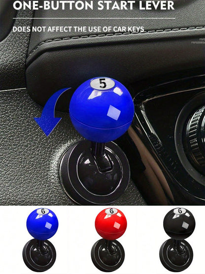 Car Engine Start Button Cover Rocker- Ignition Switch Protector With Non-Slip Grip- Universal Push-To-Start Accessory For Most Vehicles- Prevents Accidental Engine Shutdown- Universal Car Compatib